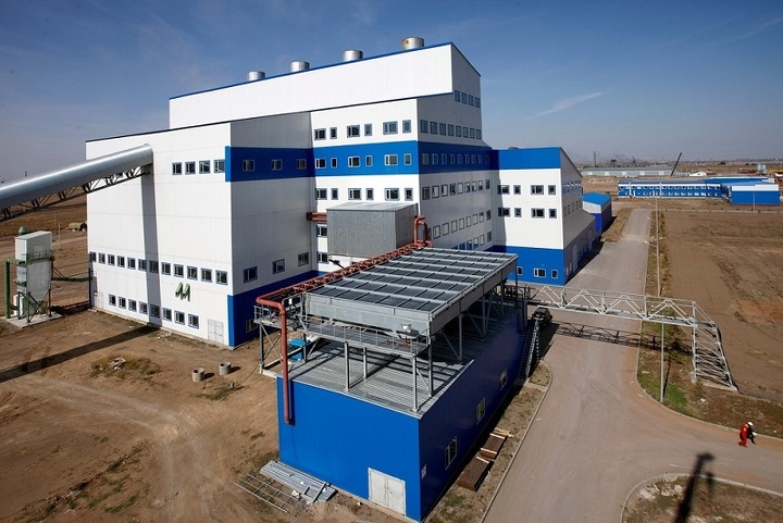 Завод по производству металлического кремния.