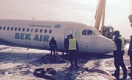 Очевидцы сняли видео аварийной посадки самолета Bek Air