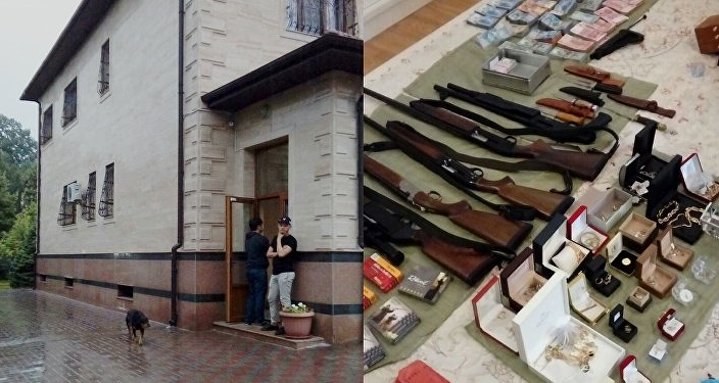 Жилье и оружие членов ОПГ в Алматы.