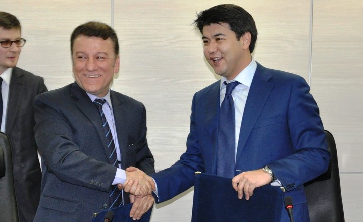 Амир Абеди и Куандык Бишимбаев.
