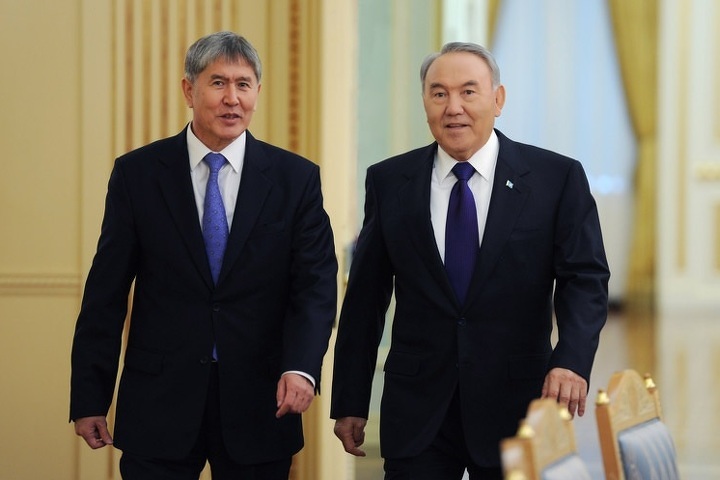 Алмазбек Атамбаев и Нурсултан Назарбаев.