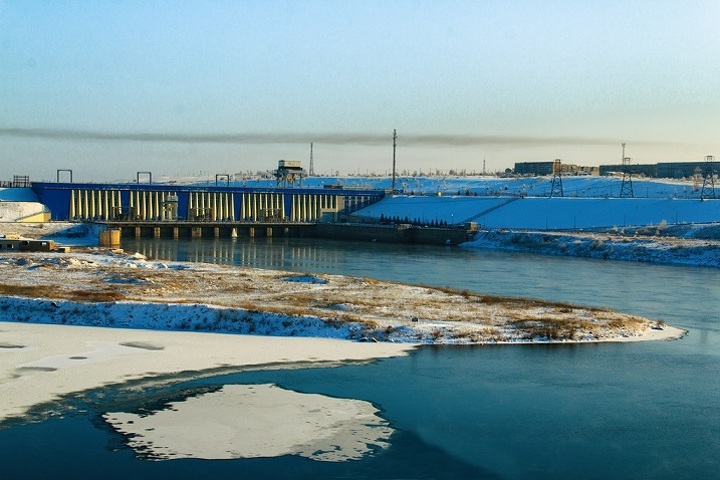 Шульбинская гидроэлектростанция.