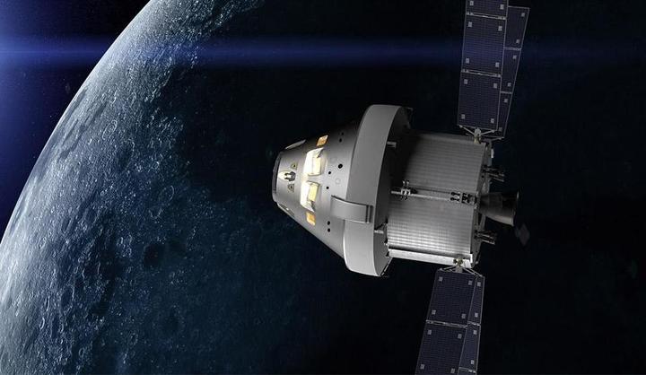 The Orion capsule would be one of many components on a proposed space station that.
