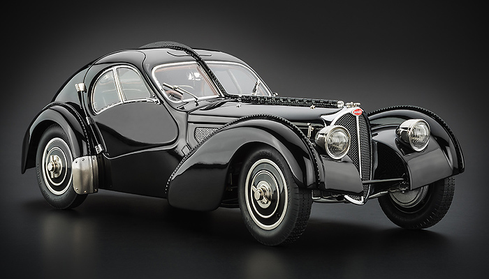 Bugatti Type 57 Atlantic – шедевр эпохи арт-деко, с которым многие сравнивают стильный Chiron.