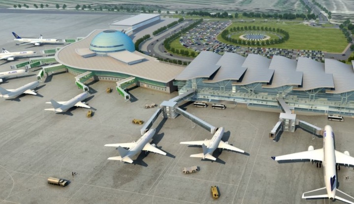 План аэропорта Астаны.