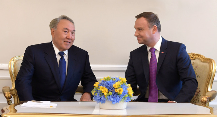 Нурсултан Назарбаев и Анджей Дуда.
